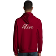 Alive - "Moving Smiles" Hoodie Burgundy 4