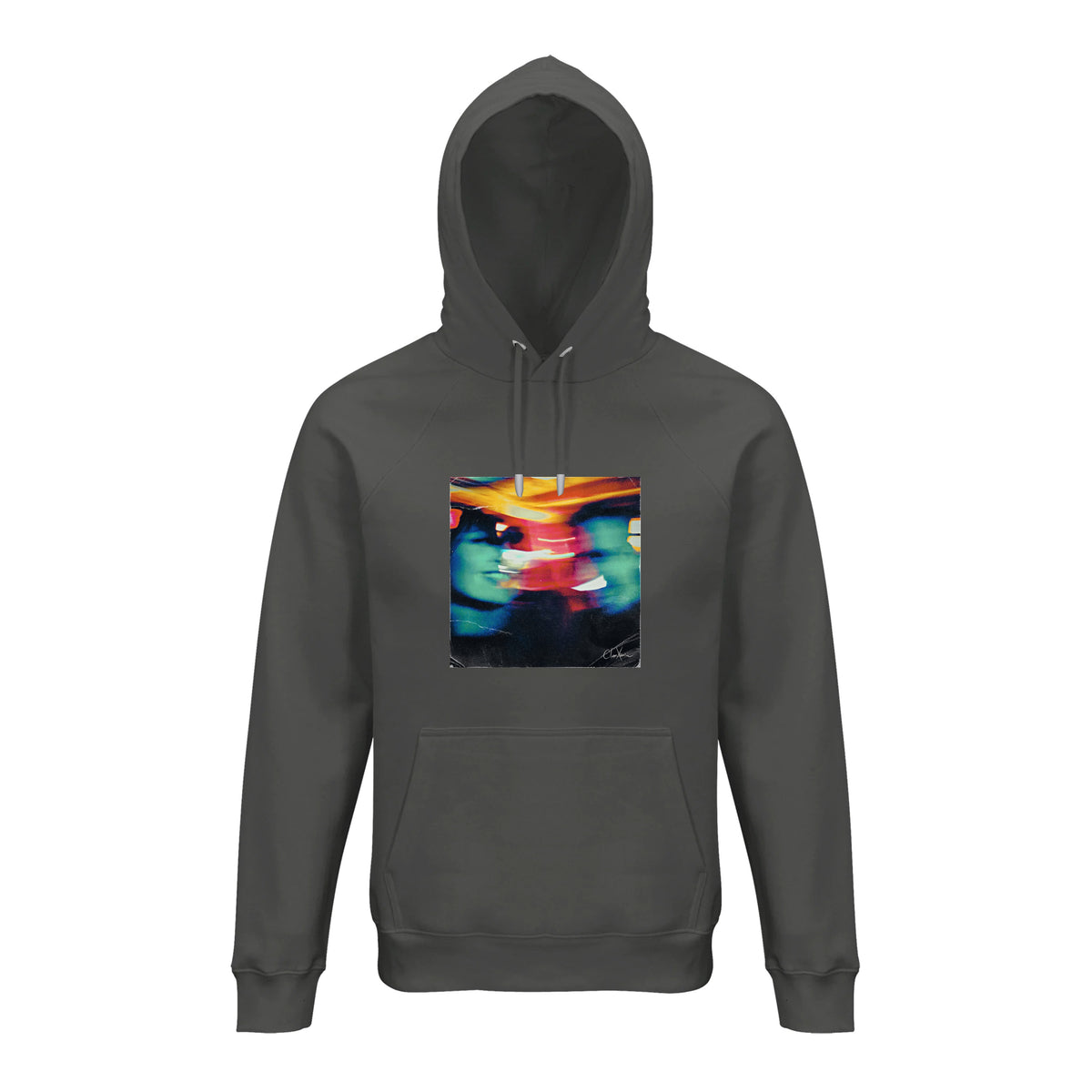 Alive - "Moving Smiles" Hoodie charcoal melange 1