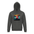 Alive - "Moving Smiles" Hoodie charcoal melange 1
