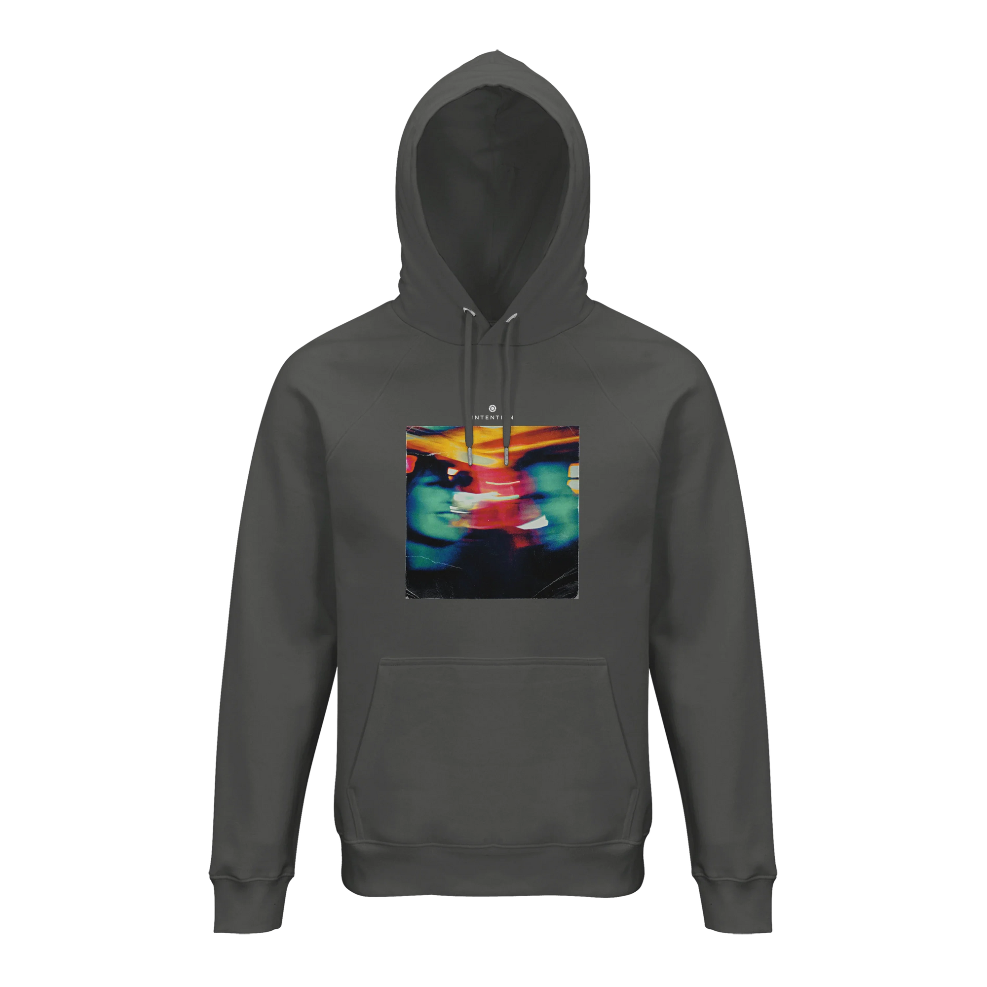 Alive - "Moving Smiles" Hoodie charcoal melange 1