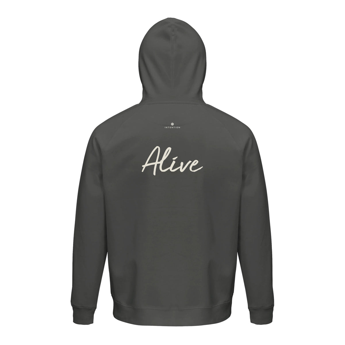 Alive - "Moving Smiles" Hoodie charcoal melange 2