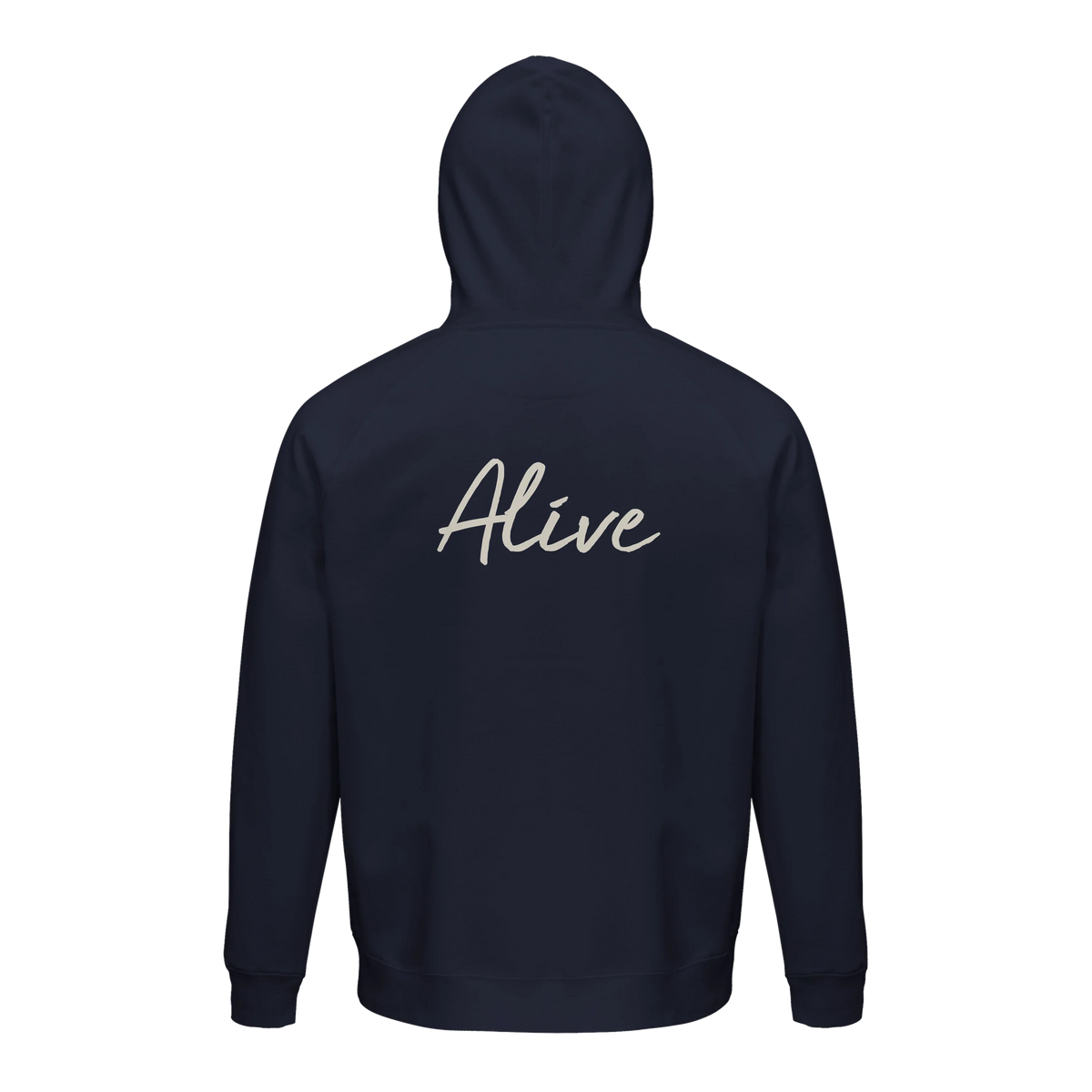 Alive - "Moving Smiles" Hoodie French Navy 2