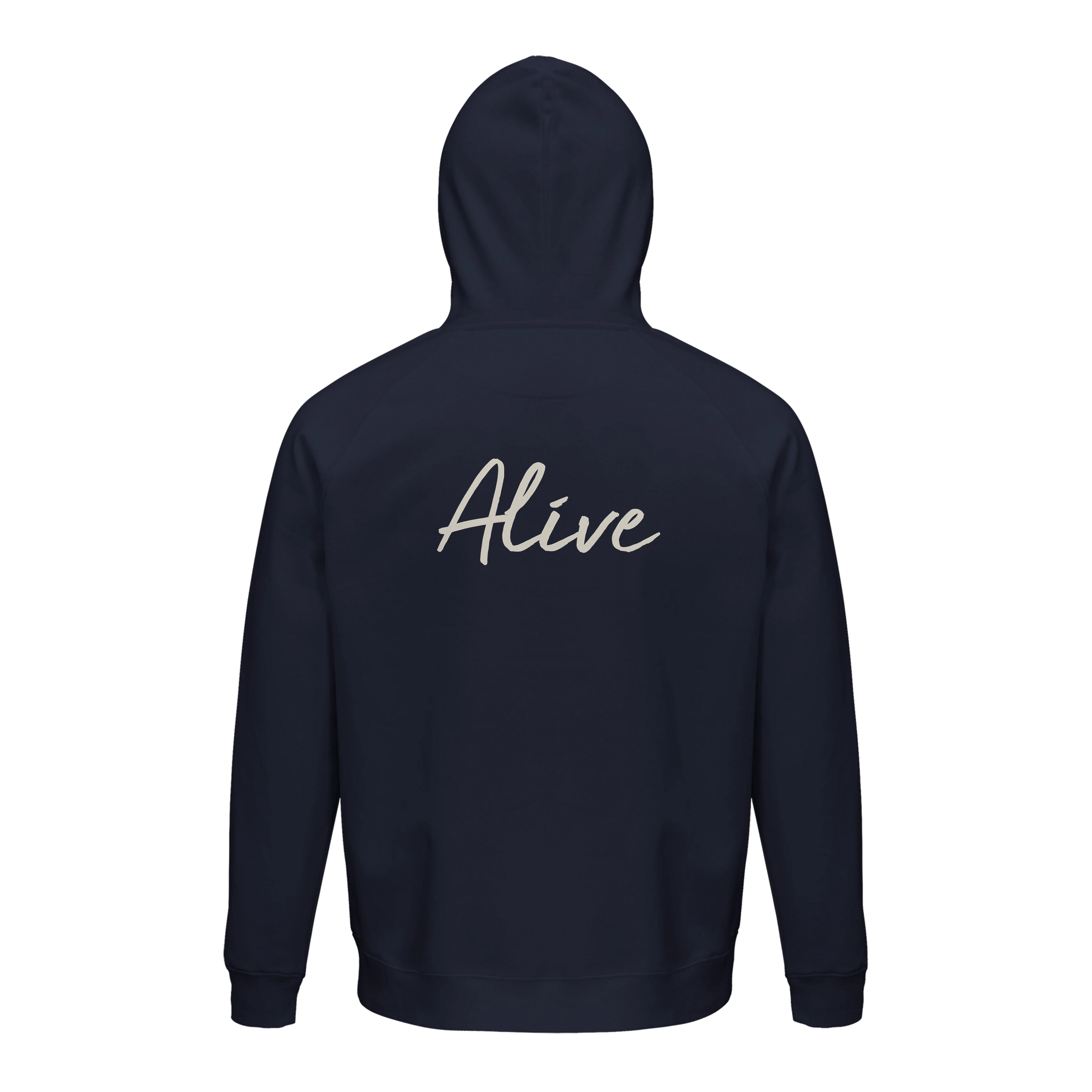 Alive - "Moving Smiles" Hoodie French Navy 2