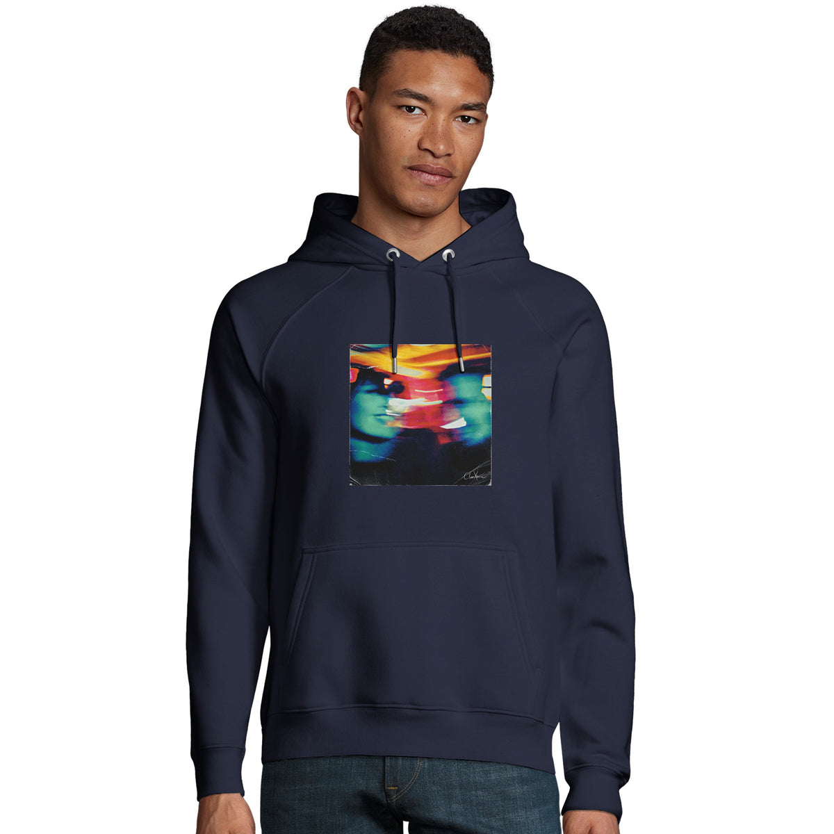 Alive - "Moving Smiles" Hoodie French Navy 3