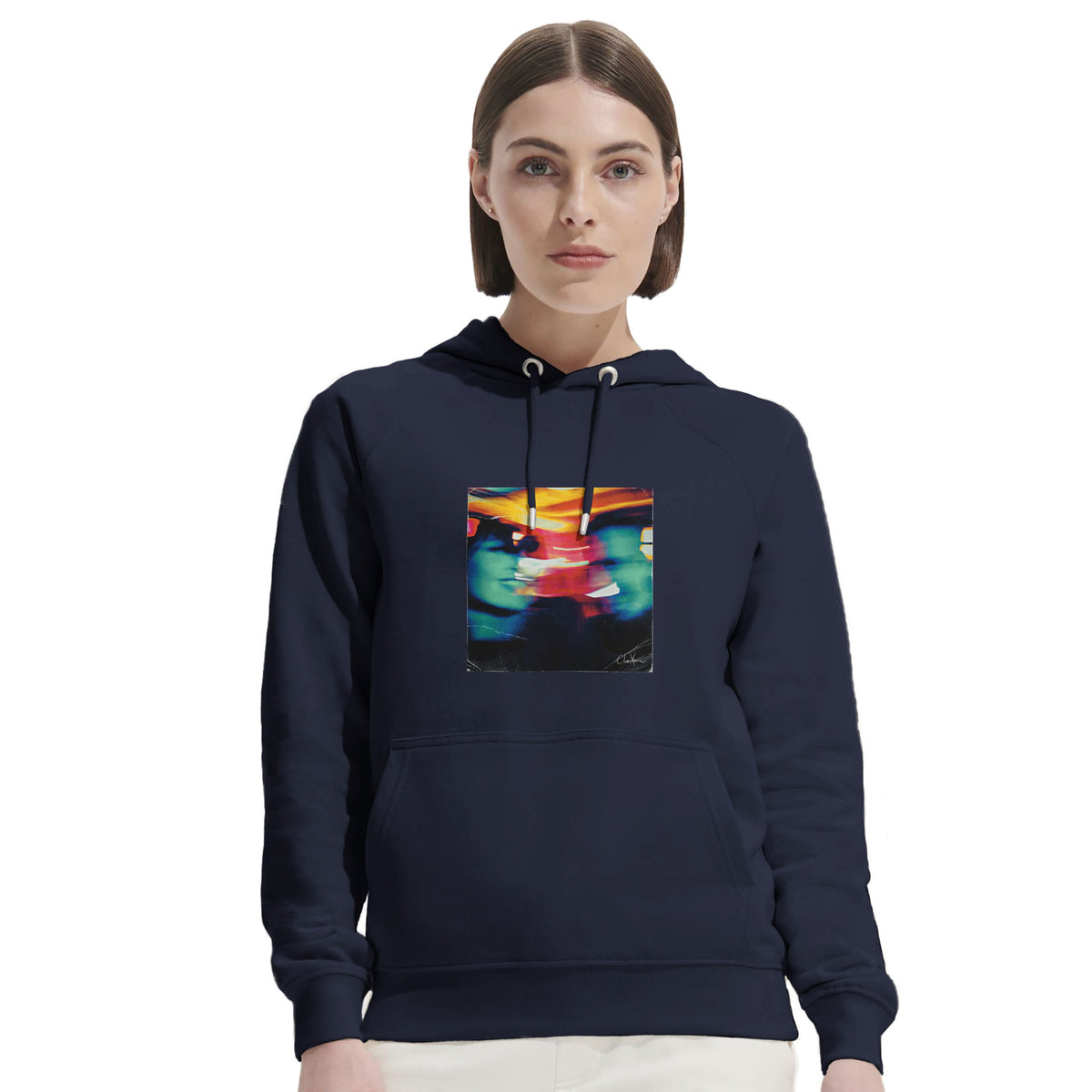 Alive - "Moving Smiles" Hoodie French Navy 5