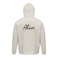 Alive - "Moving Smiles" Hoodie Off White 2