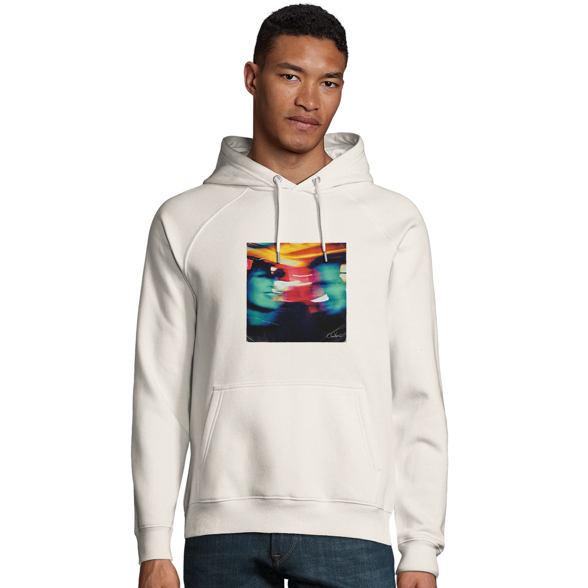 Alive - "Moving Smiles" Hoodie Off White 3