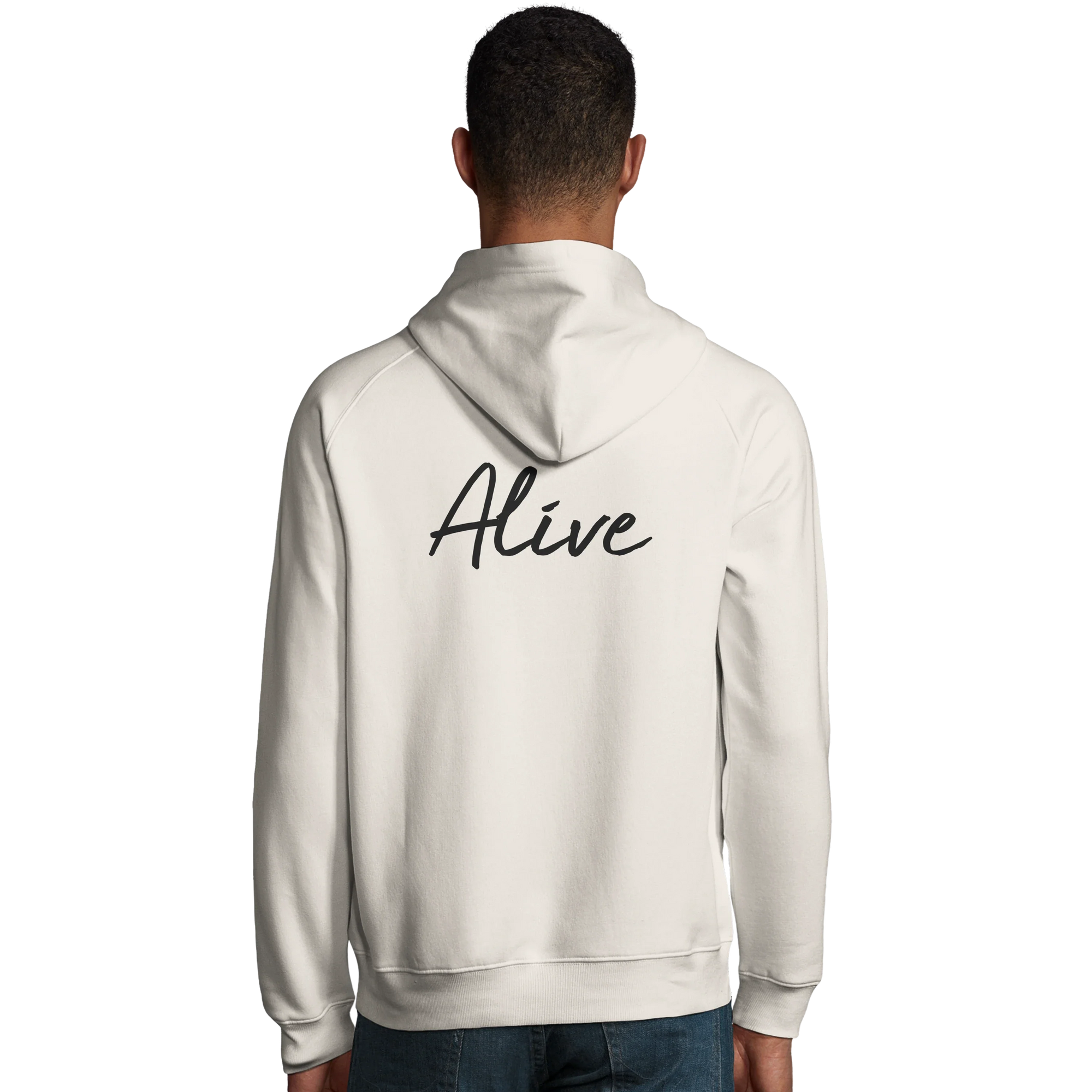 Alive - "Moving Smiles" Hoodie Off White 4