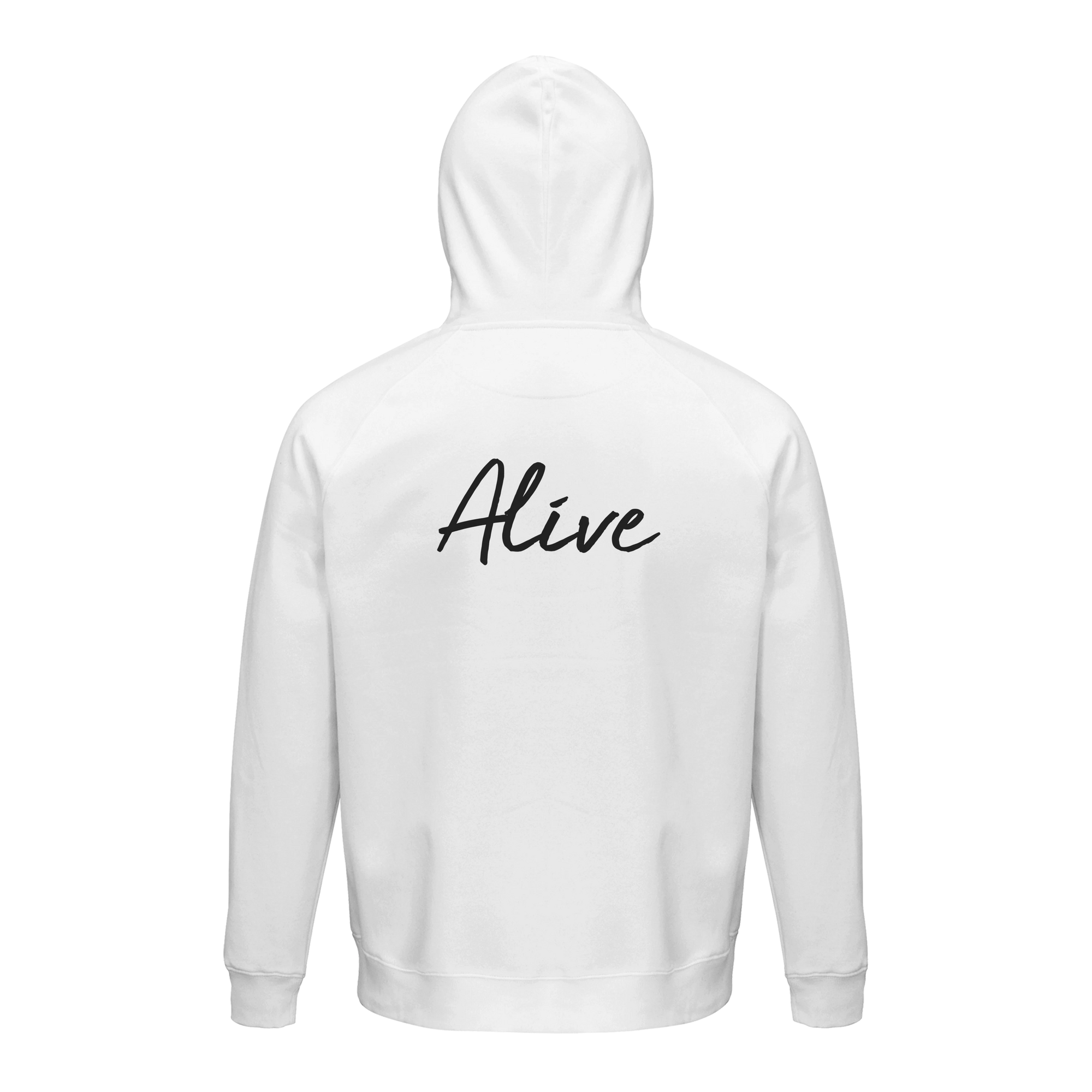 Alive - "Moving Smiles" Hoodie White 2