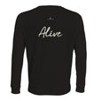 Alive - "Moving Smiles" Long sleeve Deep Black 2