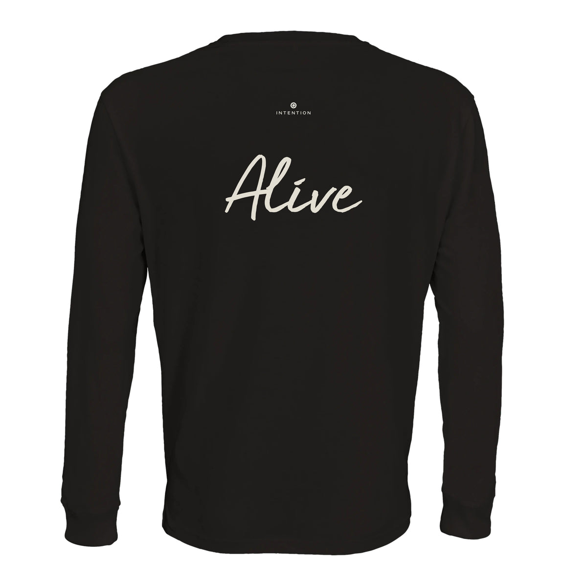 Alive - "Moving Smiles" Long sleeve Deep Black 2
