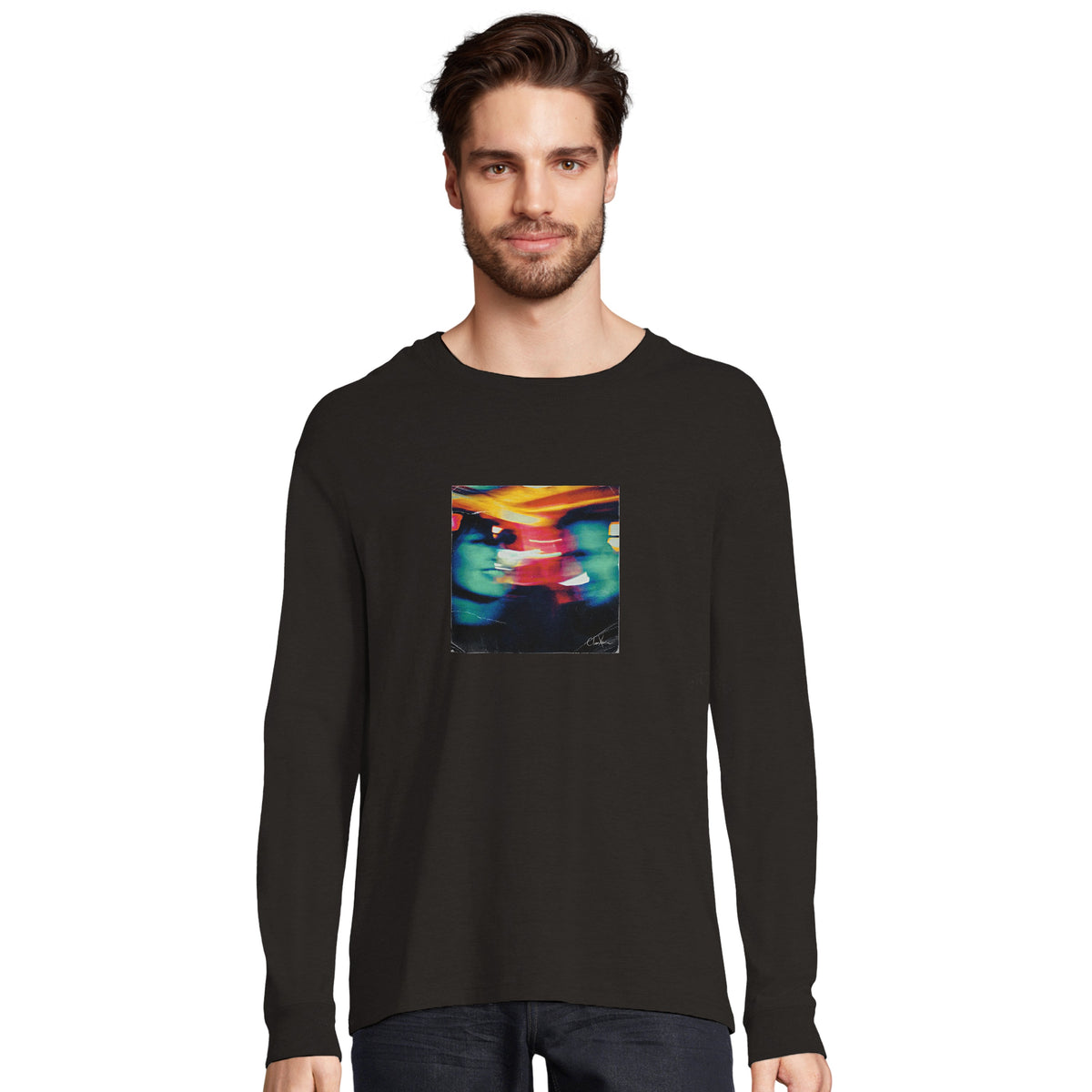 Alive - "Moving Smiles" Long sleeve Deep Black 3