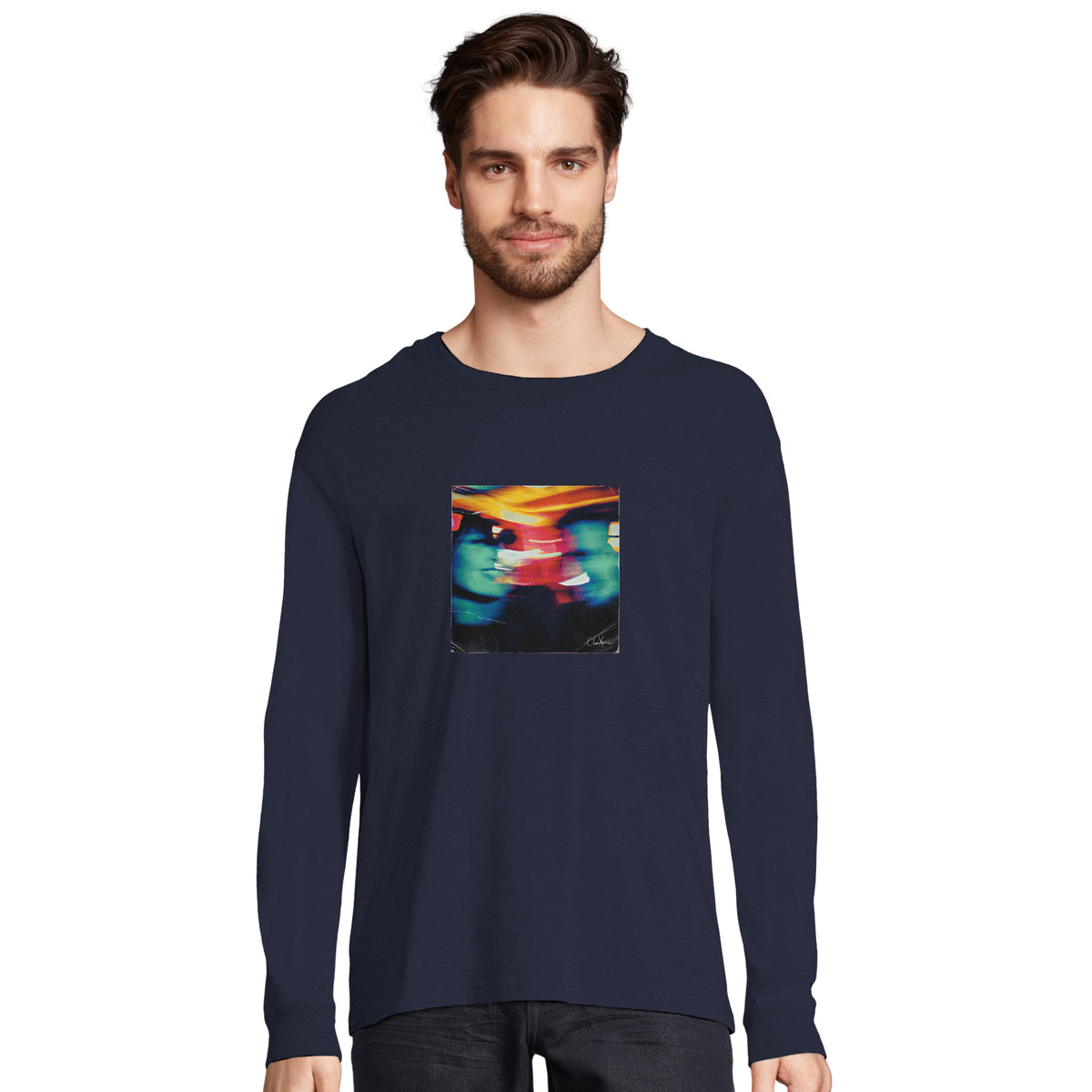Alive - "Moving Smiles" Long sleeve French Navy 3