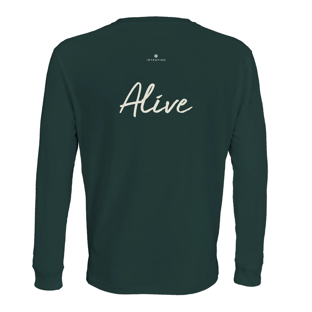 Alive - "Moving Smiles" Long sleeve green empire 2