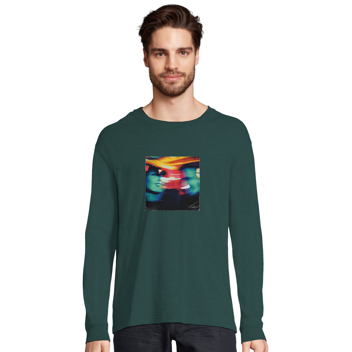Alive - "Moving Smiles" Long sleeve green empire 3