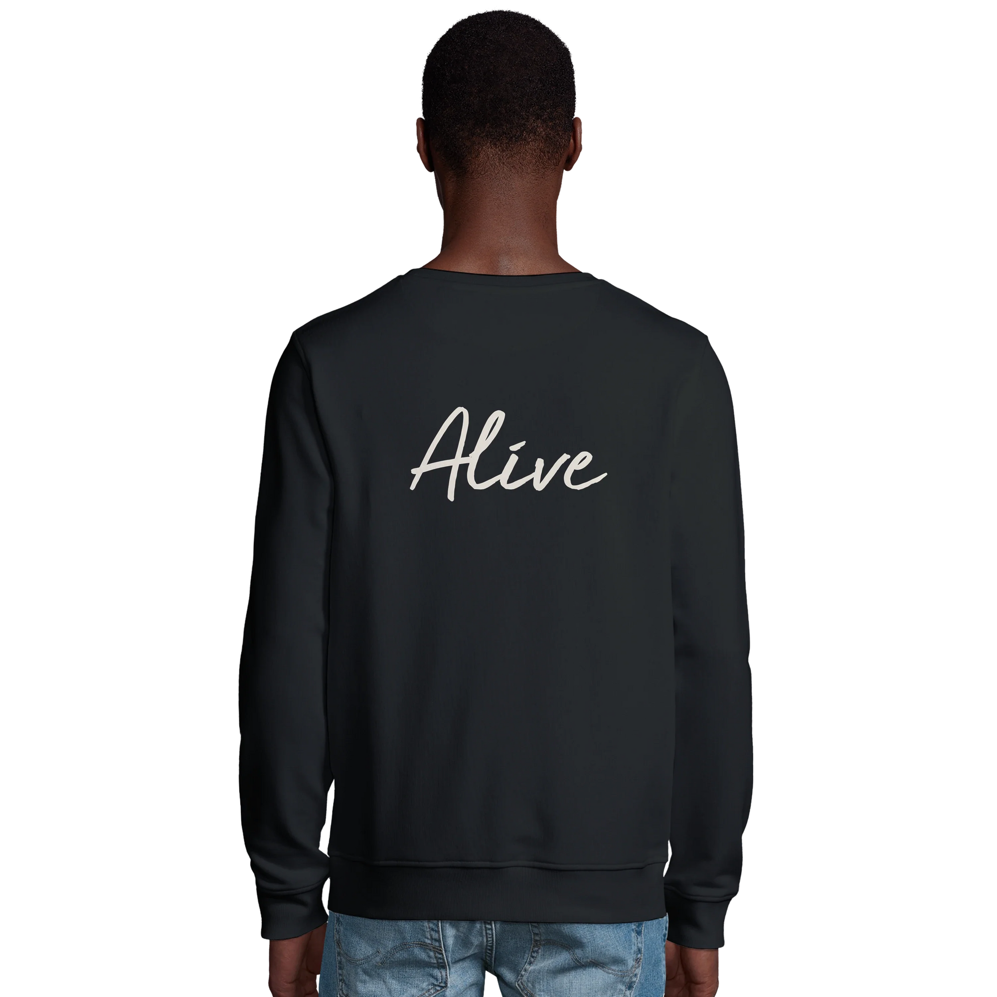 Alive - "Moving Smiles" Sweatshirt Black 4