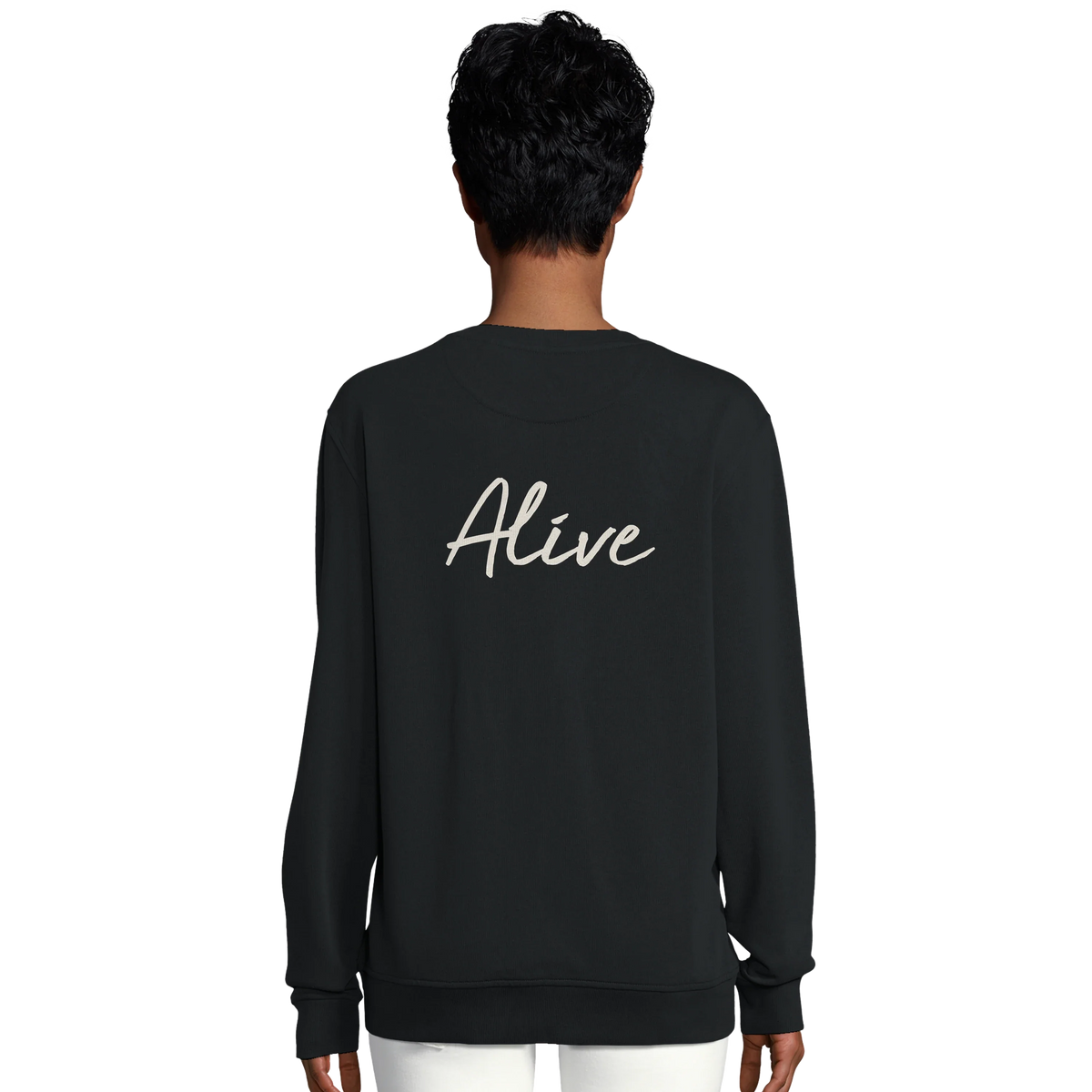Alive - "Moving Smiles" Sweatshirt Black 6