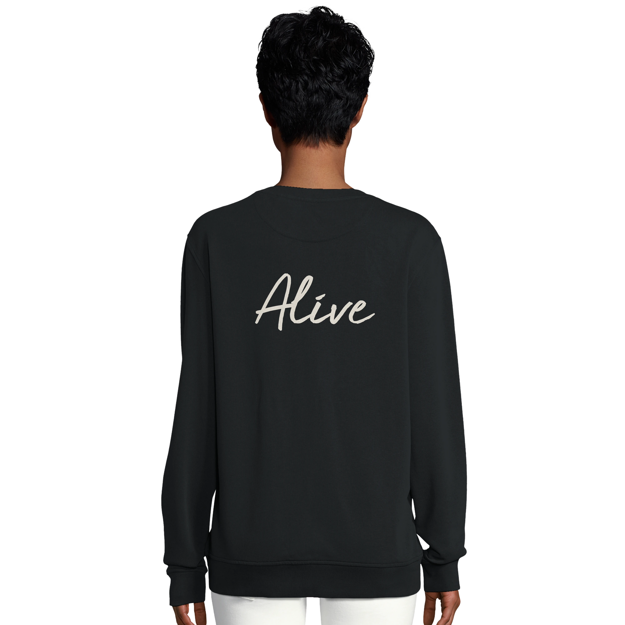 Alive - "Moving Smiles" Sweatshirt Black 6