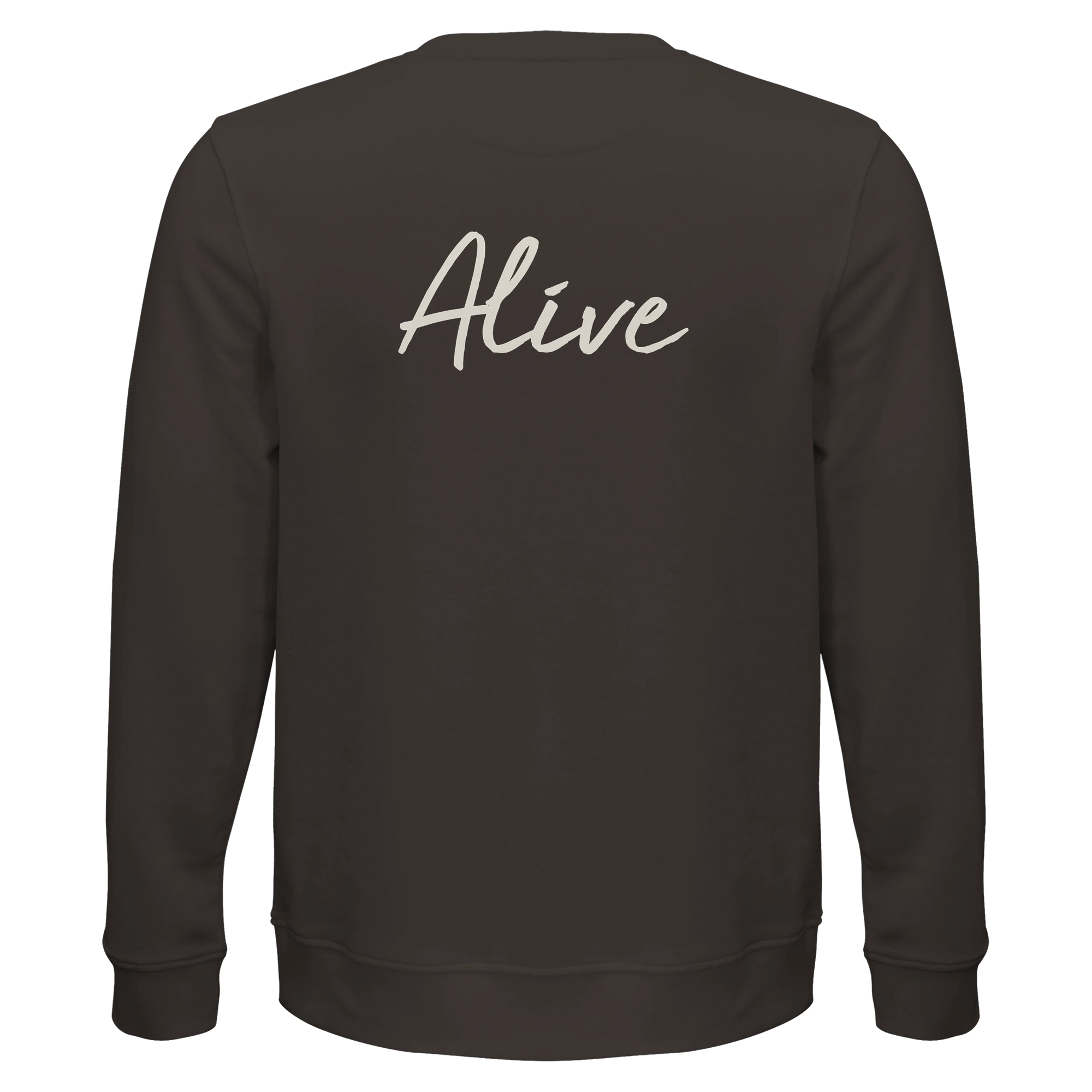 Alive - "Moving Smiles" Sweatshirt deep charcoal grey 2