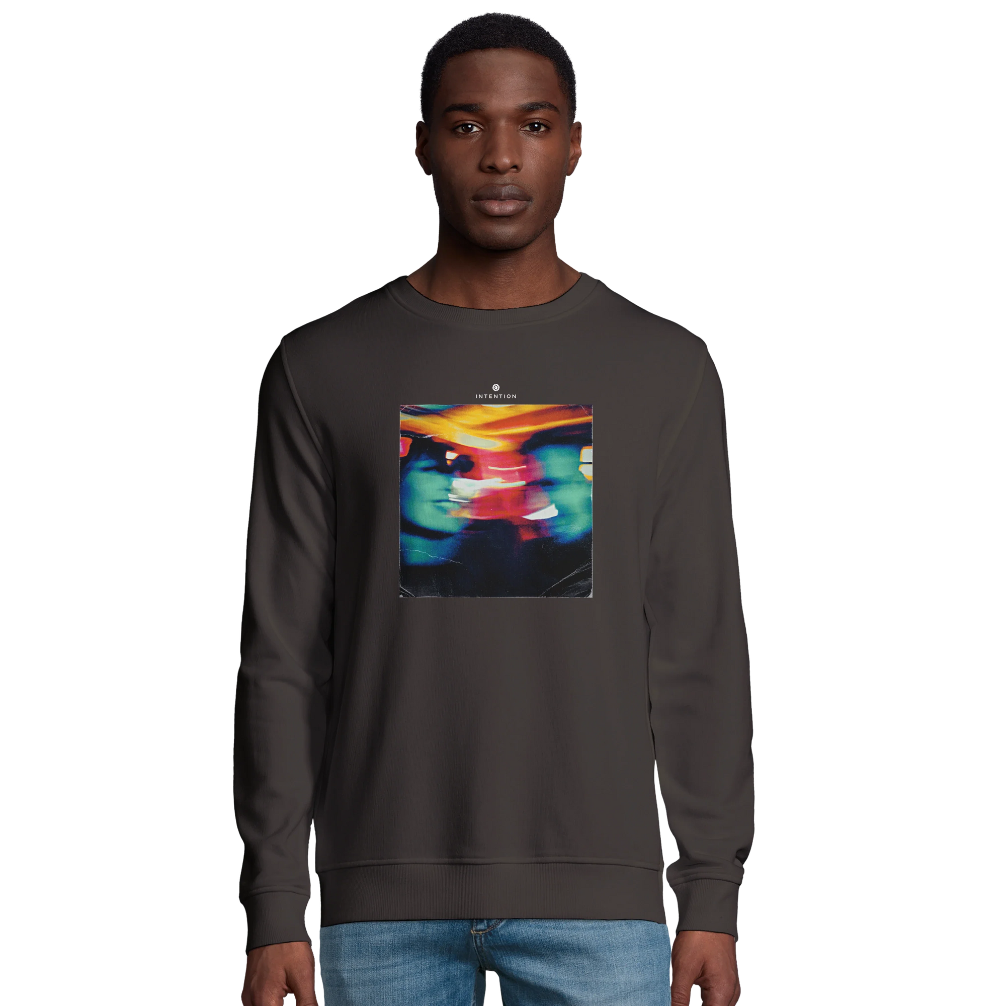 Alive - "Moving Smiles" Sweatshirt deep charcoal grey 3