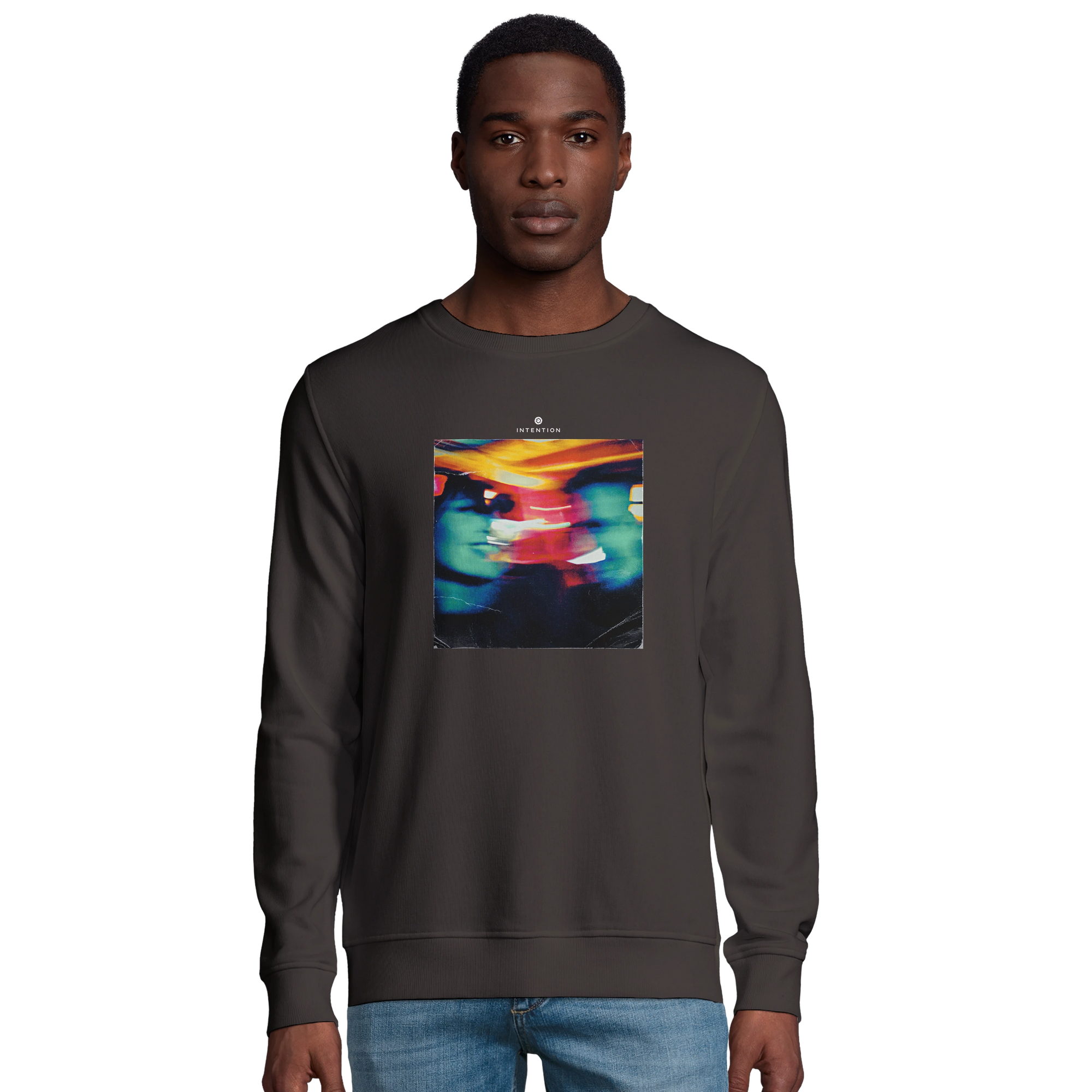 Alive - "Moving Smiles" Sweatshirt deep charcoal grey 3