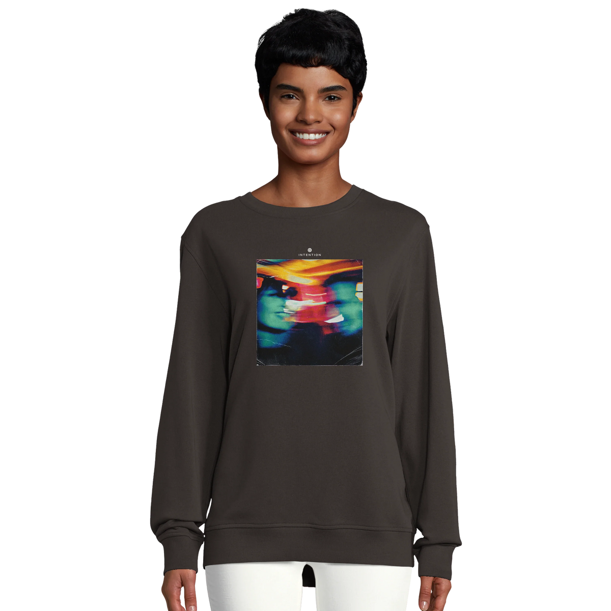 Alive - "Moving Smiles" Sweatshirt deep charcoal grey 5