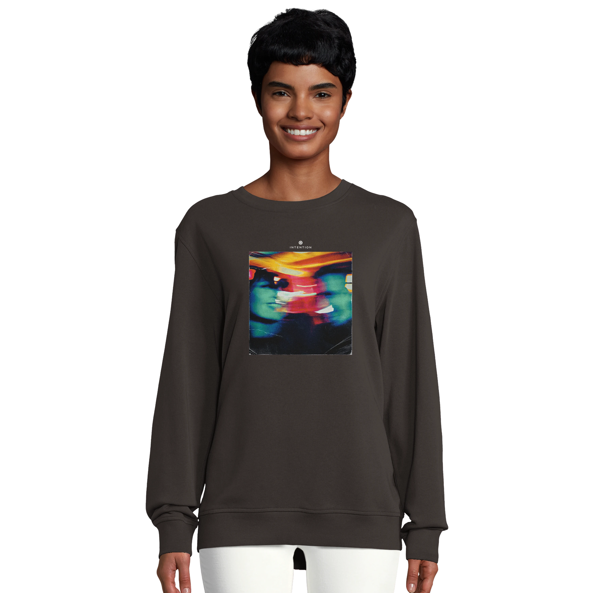 Alive - "Moving Smiles" Sweatshirt deep charcoal grey 5