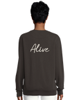 Alive - "Moving Smiles" Sweatshirt deep charcoal grey 6