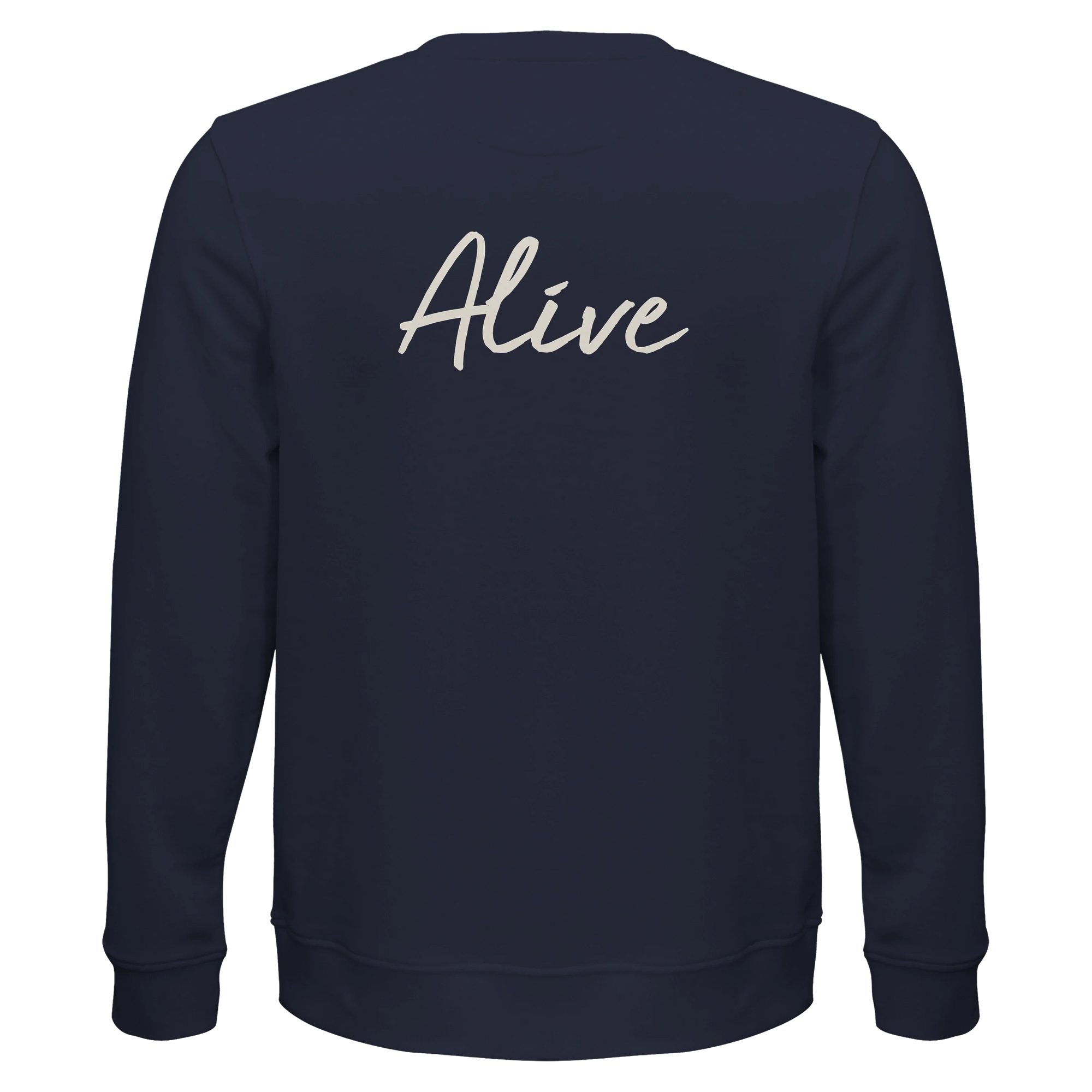 Alive - "Moving Smiles" Sweatshirt French Navy 2