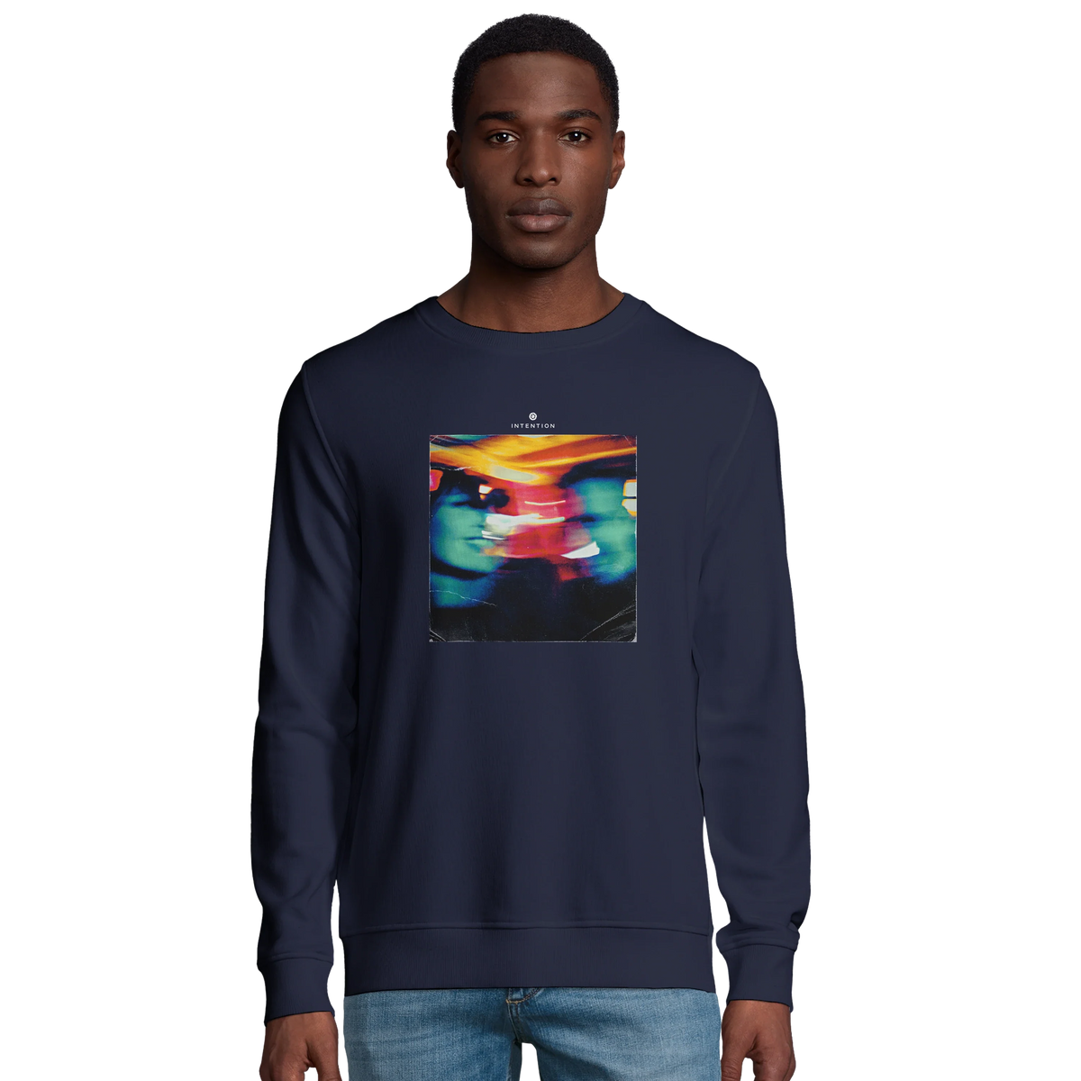 Alive - "Moving Smiles" Sweatshirt French Navy 3