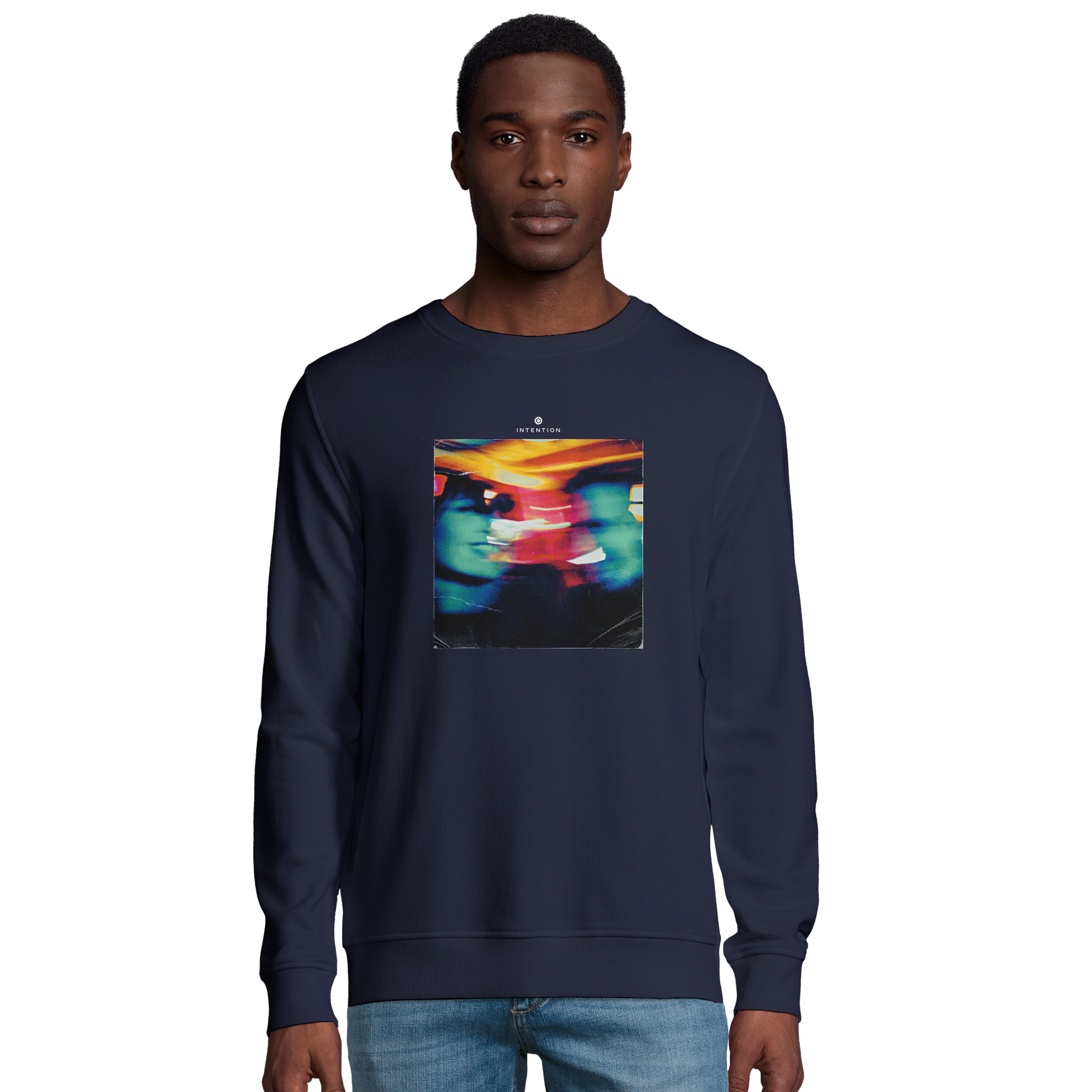 Alive - "Moving Smiles" Sweatshirt French Navy 3