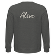 Alive - "Moving Smiles" Sweatshirt Grey Melange 2