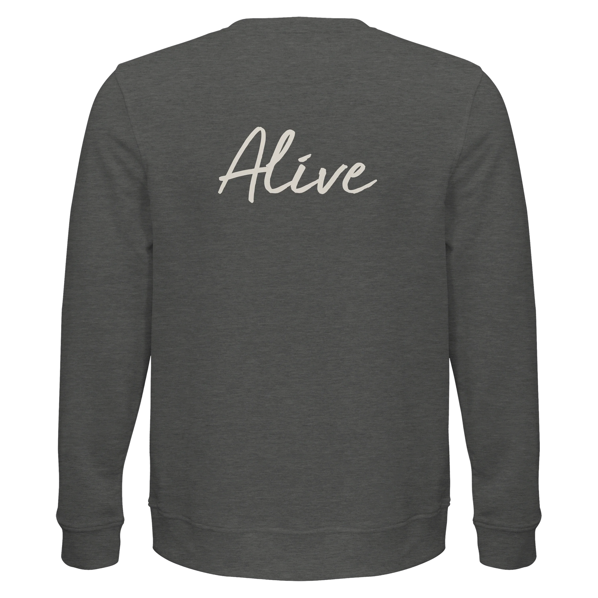 Alive - "Moving Smiles" Sweatshirt Grey Melange 2