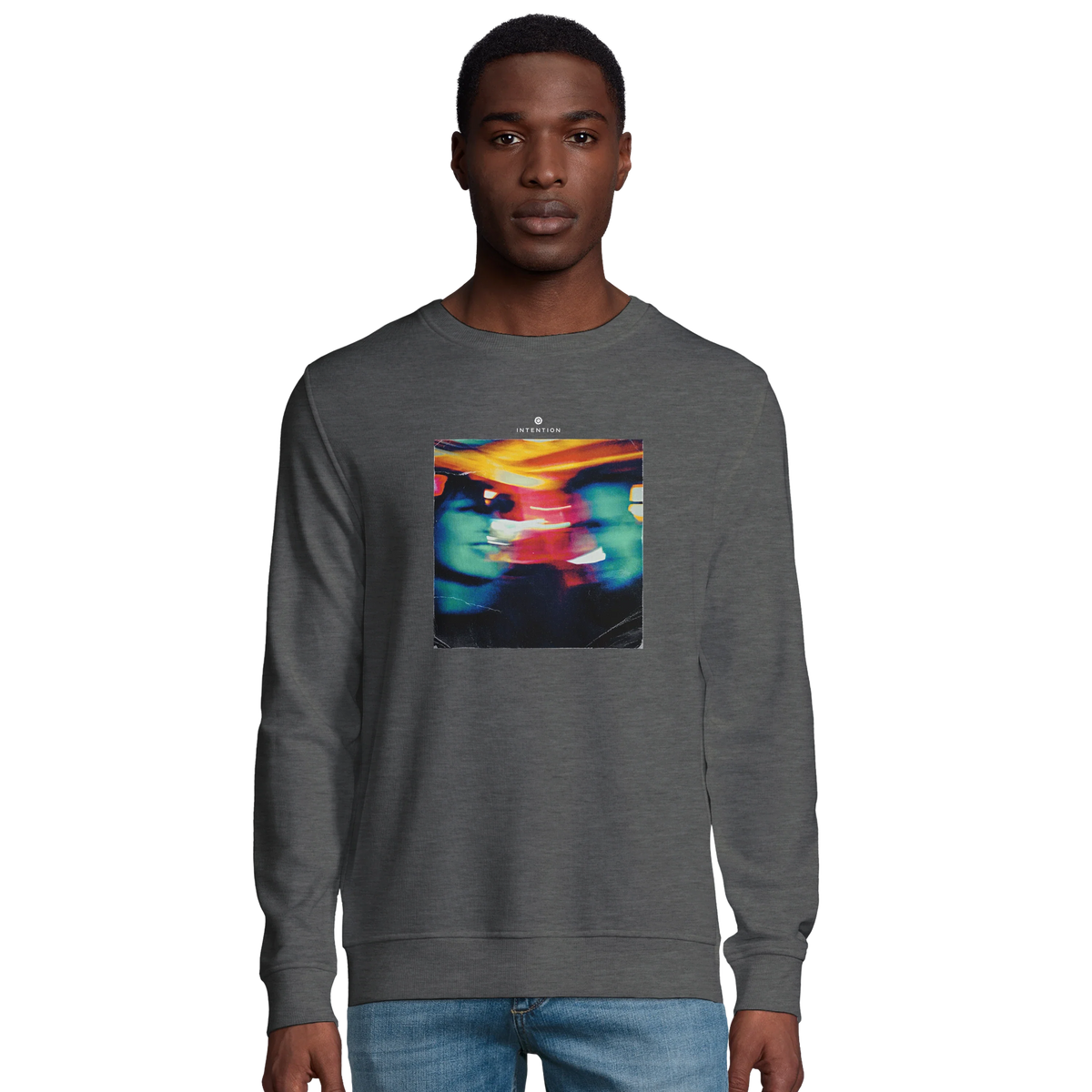 Alive - "Moving Smiles" Sweatshirt Grey Melange 3