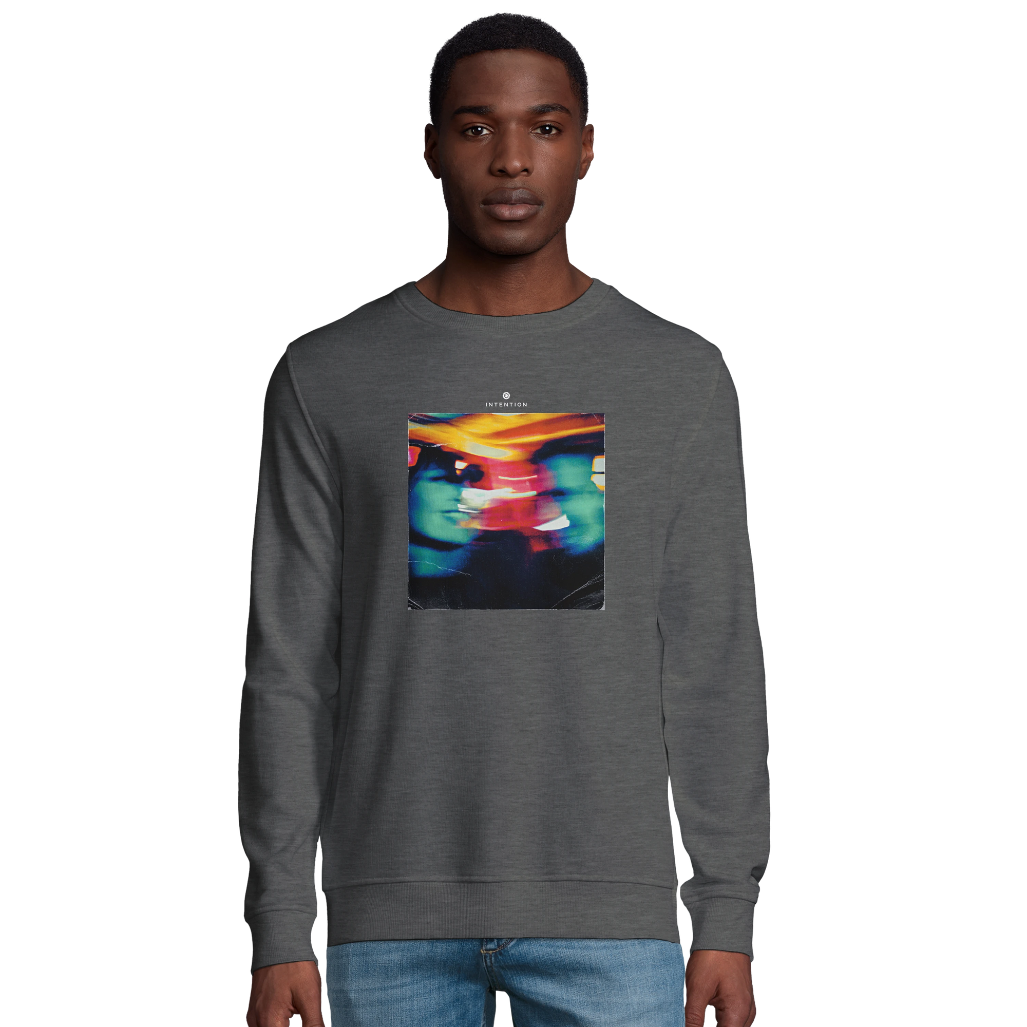 Alive - "Moving Smiles" Sweatshirt Grey Melange 3