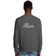 Alive - "Moving Smiles" Sweatshirt Grey Melange 4