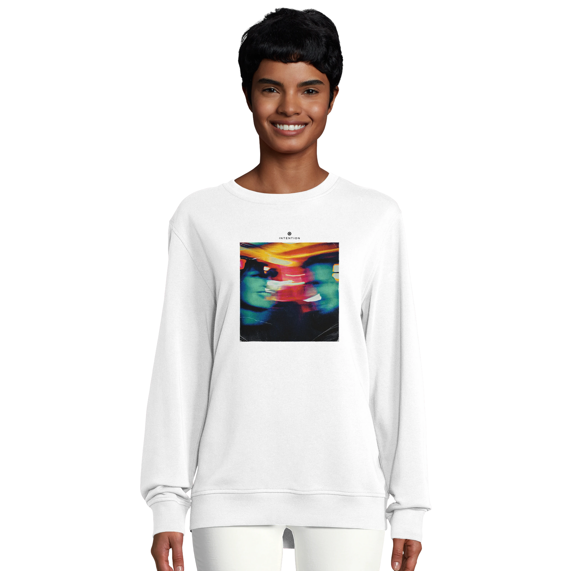 Alive - "Moving Smiles" Sweatshirt White 5