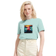 Alive - "Moving Smiles" T-shirt arctic blue 6