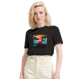 Alive - "Moving Smiles" T-shirt Deep Black 6