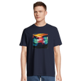 Alive - "Moving Smiles" T-shirt French Navy 4