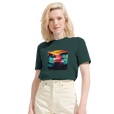 Alive - "Moving Smiles" T-shirt green empire 6