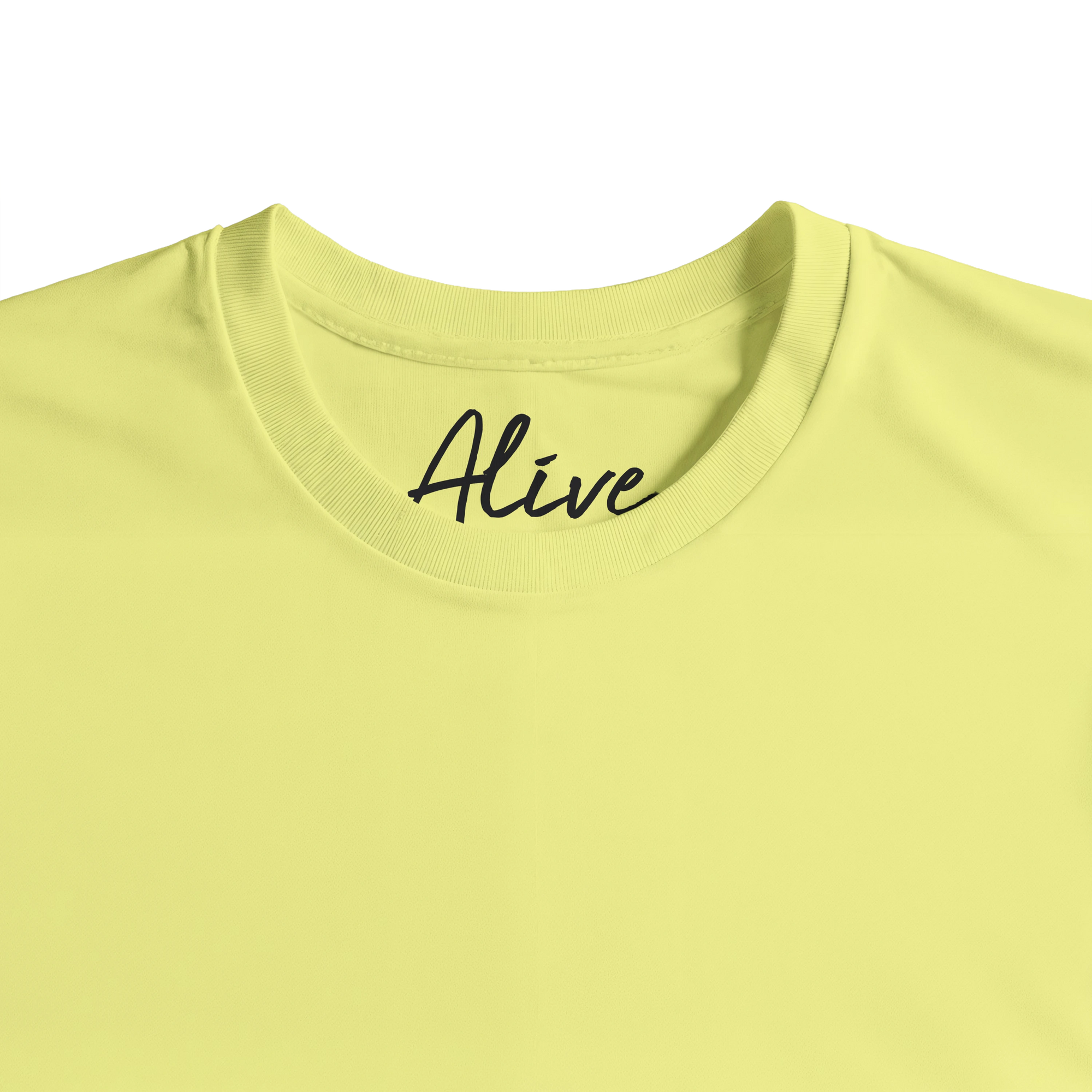 Alive - "Moving Smiles" T-shirt Light Yellow 2