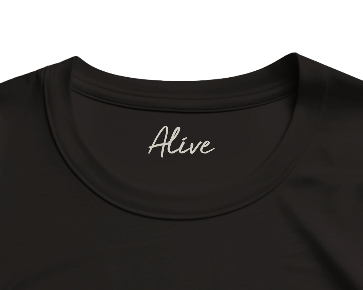 Alive - "Moving Smiles" T-shirt Deep Black 2