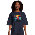 Alive - "Moving Smiles" T-shirt French Navy 4