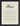 Alive Word of Intention Framed print 13x18 cm / 5x7″ Black frame Linen paper