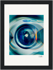 Around and Around Framed print 13x18 cm / 5x7″ Black frame 45