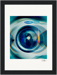 Around and Around Framed print 13x18 cm / 5x7″ Black frame 45