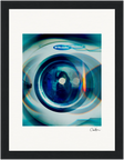 Around and Around Framed print 15x20 cm / 6x8″ Black frame 46