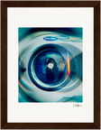 Around and Around Framed print 15x20 cm / 6x8″ Dark wood frame 33