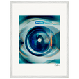 Around and Around Framed print 45x60 cm / 18x24″ White frame 34
